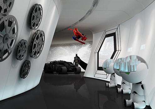 青島科技公司銷售中心設計裝修